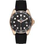 بيفرلي هيلز بولو كلوب ساعة انالوج بمينا اسود للرجال