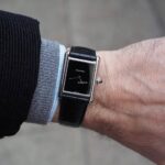 Cartier Tank Must Black Watch - كوبي ماستر بجوة عالية.