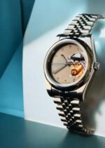 ⁦Chairman Geneve UAE Sheik Arabic Beige Dial Silver Chain Gents Watch - كوبي ماستر عالية الجودة.⁩ - الصورة ⁦4⁩